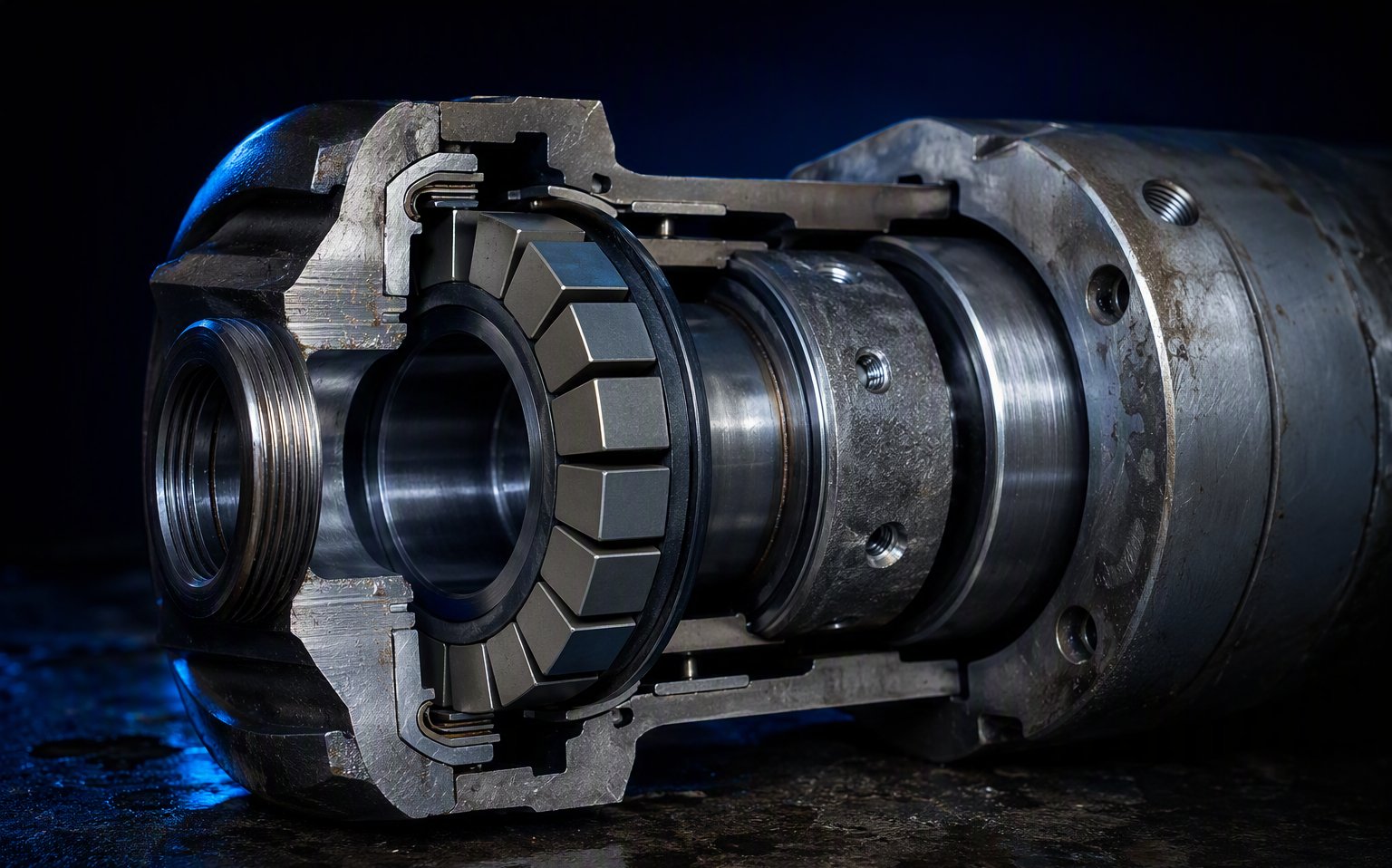 Magnetic coupling for downhole oil and gas tools